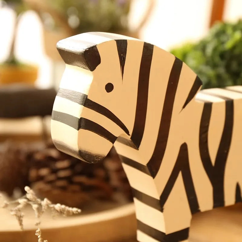 2pcs Creative Retro Zebra Room Decorations